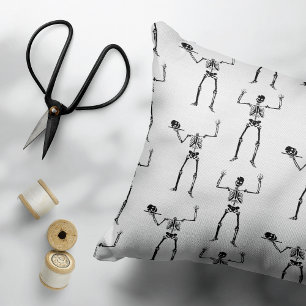 Halloween Skeletons, Trick Or Treat, Boo Accent Pillow