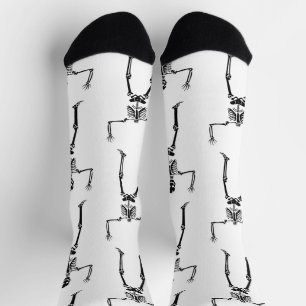 Halloween Skeletons, Trick Or Treat, Boo Socks