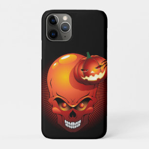 Halloween Skull and Pumpkin iPhone 11 Pro Case