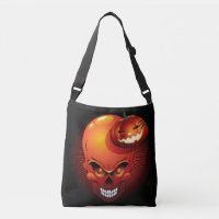 Halloween Skull and Pumpkin