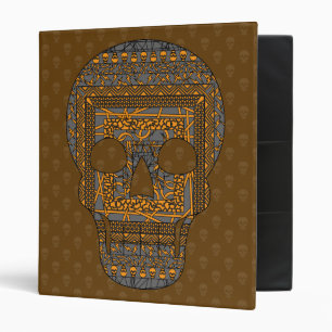 Halloween Skull Binder
