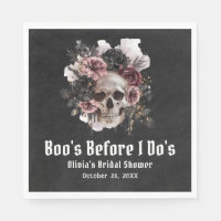 Halloween Skull Boo's Before I Do's Bridal Shower
