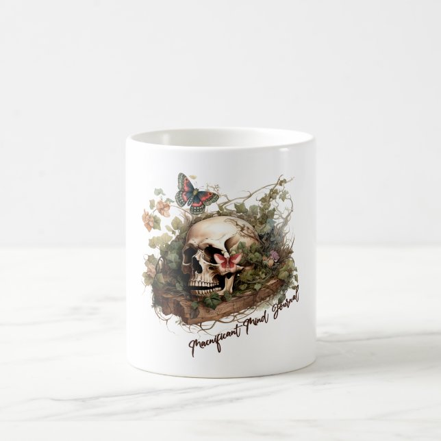 Halloween Skull Coffee Mug (Center)