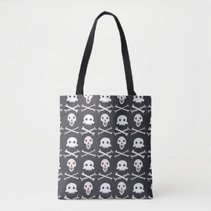 Halloween Skull Colourful Pattern Tote Bag