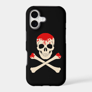 halloween skull crossbones bloody skeleton