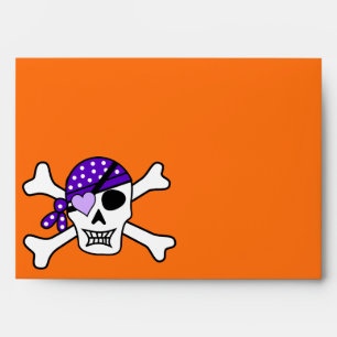 Halloween Skull Envelope