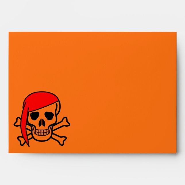 Halloween Skull Envelope (Front)