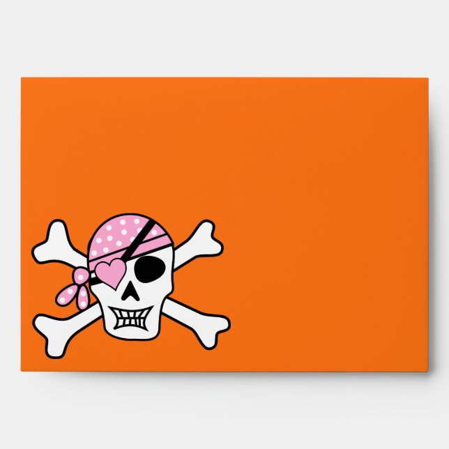 Halloween Skull Envelope (Front)