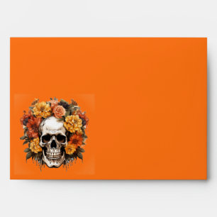 Halloween Skull Envelope