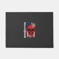 Halloween Skull Flag Vector Design_1