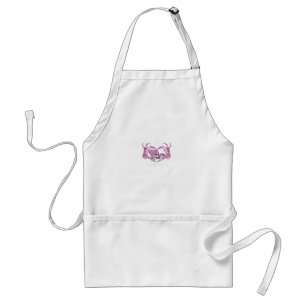 Halloween Skull Heart Hands Skeleton Beanie Standard Apron
