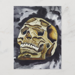 Halloween Skull - Its Spooky Seaon Postcard