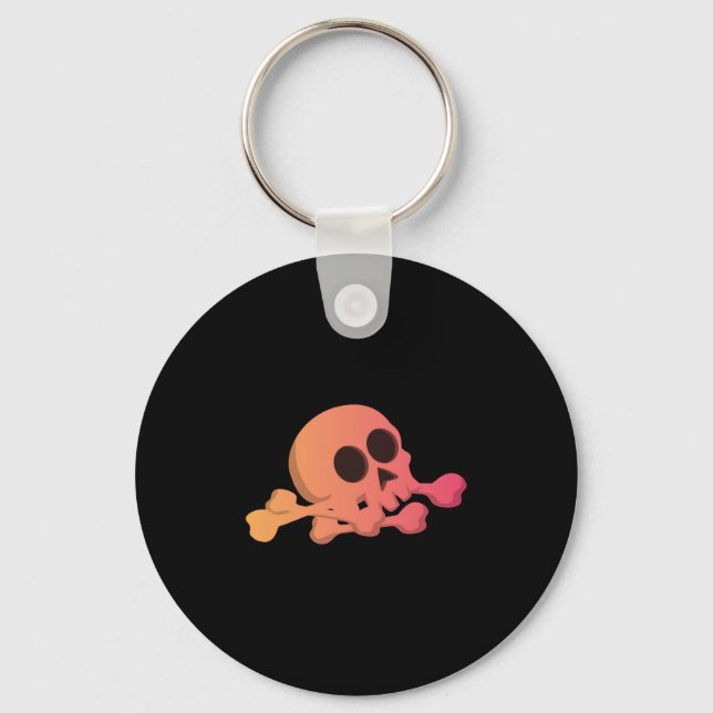 Halloween Skull        Keychain (Front)