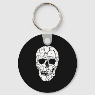 Halloween skull keychain