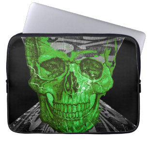 Halloween Skull Laptop Sleeve