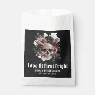 Halloween Skull Love At First Fright Bridal Shower Favour Bag