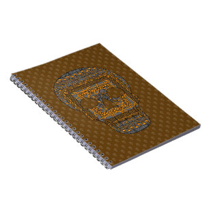 Halloween Skull Notebook