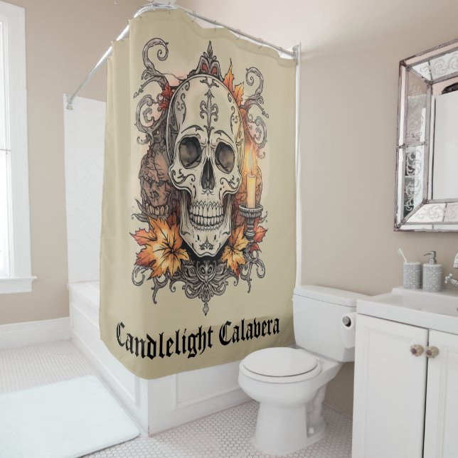 Halloween,Skull Pattern, Candlelight Calavera (In Situ)