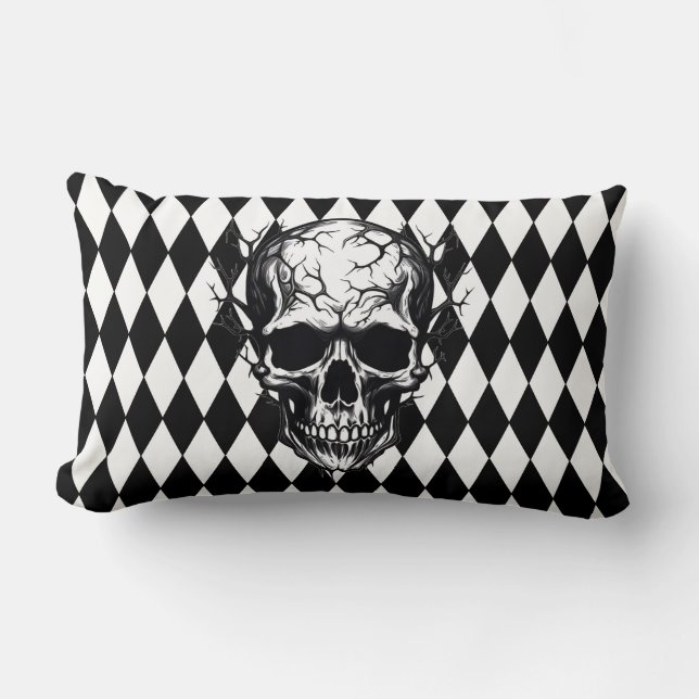 Halloween Skull Pillow (Front)