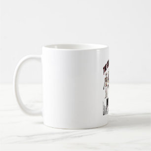 Halloween Skull Scary Creepy Vintage Story_1 Coffee Mug