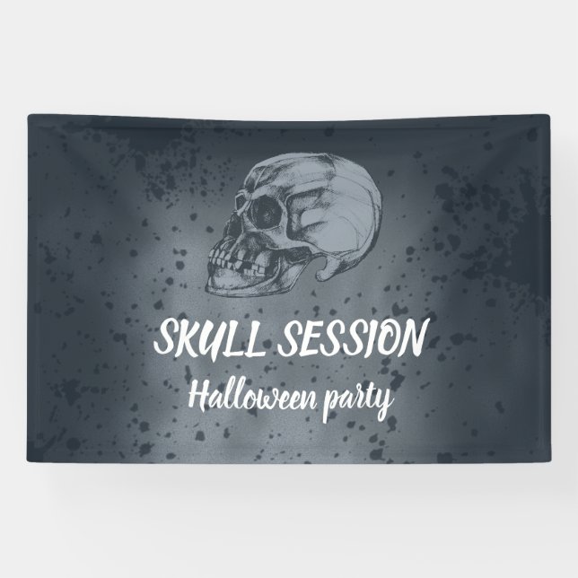Halloween Skull Session Banner (Horizontal)