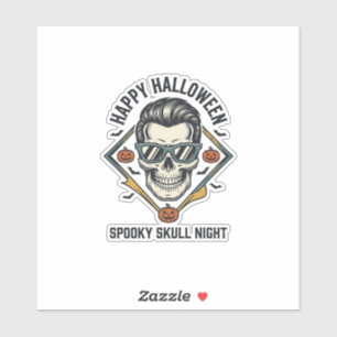 Halloween Skull Shirt Vintage Engraving Graphic_1