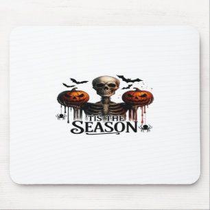 Halloween Skull Skeleton Mouse Pad