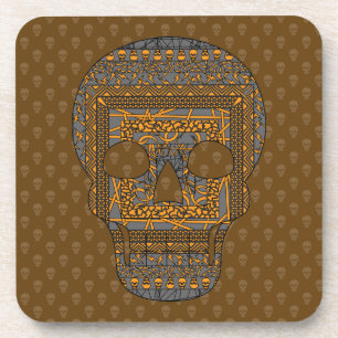 Halloween Skull Square Coaster
