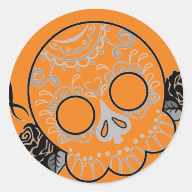HALLOWEEN SKULL STICKER (Front)