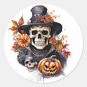 Halloween Skull Stickers
