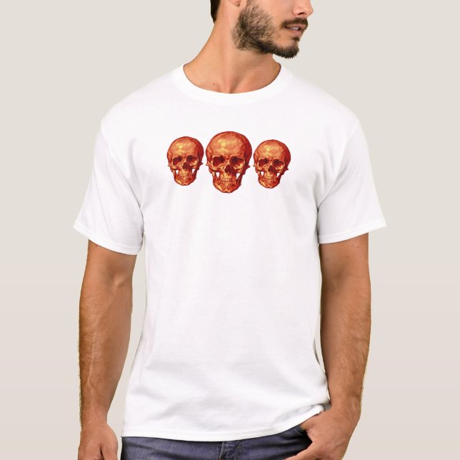 Halloween Skull T-Shirt (Front)
