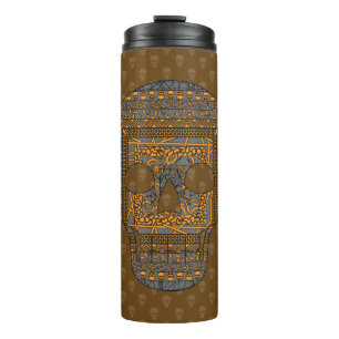 Halloween Skull Thermal Tumbler
