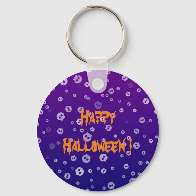 Halloween Skulls Keychain (Front)