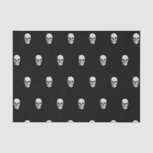 Halloween skulls tissue paper gift bag stuffer