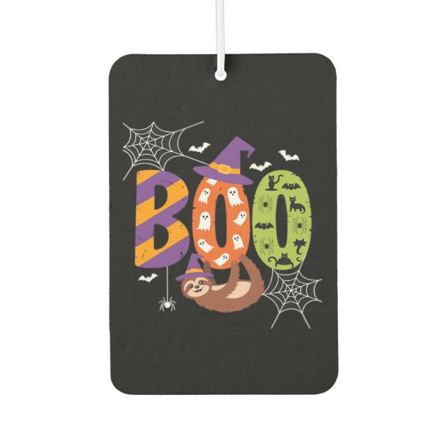 Halloween Sloth Boo Lazy Essential T-Shirt Air Freshener (Front)