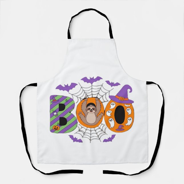 Halloween Sloth Cute Essential T-Shirt Apron (Front)