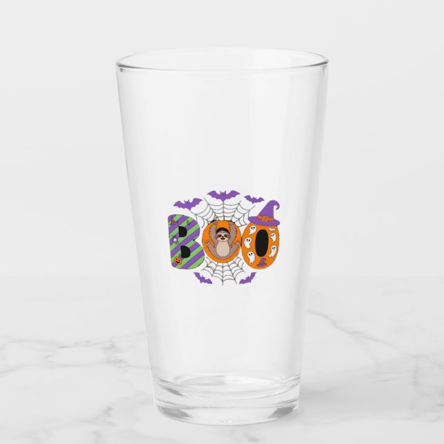 Halloween Sloth Cute Essential T-Shirt Glass (Front)