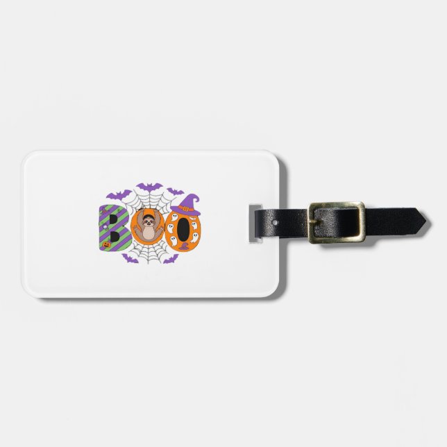 Halloween Sloth Cute Essential T-Shirt Luggage Tag (Front Horizontal)