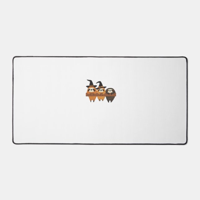 Halloween Sloth Essential T-Shirt Desk Mat (Front)