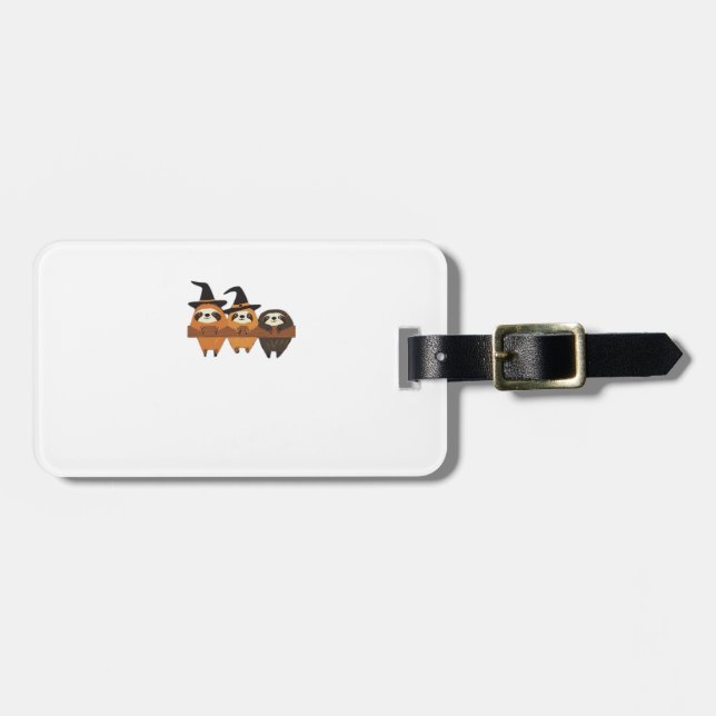 Halloween Sloth Essential T-Shirt Luggage Tag (Front Horizontal)