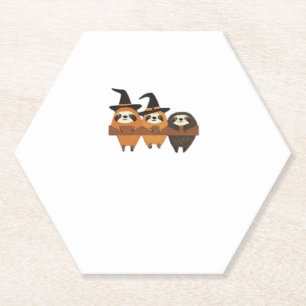 Halloween Sloth Essential T-Shirt Paper Coaster