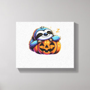 Halloween Sloth Lover Costume Essential T-Shirt Canvas Print