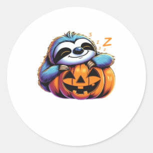 Halloween Sloth Lover Costume Essential T-Shirt Classic Round Sticker