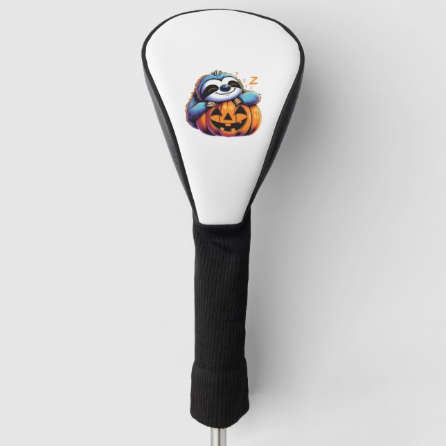 Halloween Sloth Lover Costume Essential T-Shirt Golf Head Cover (Front)