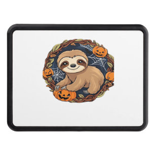 Halloween, Sloth, October 31st, Thanksgiving Class Trailer Hitch Cover