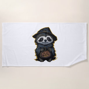 Halloween sloth Oversized T-Shirt Beach Towel