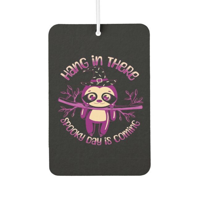 Halloween Sloth (ver.1) Classic T-Shirt Air Freshener (Front)