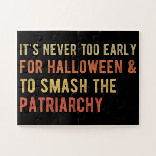 Halloween & Smash The Patriarchy I Jigsaw Puzzle