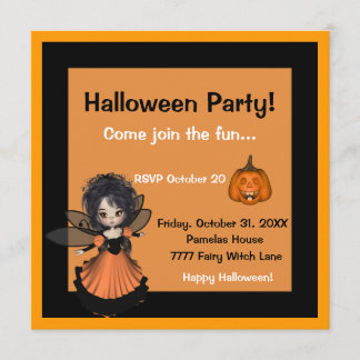 Halloween Smiling Jack Invitation