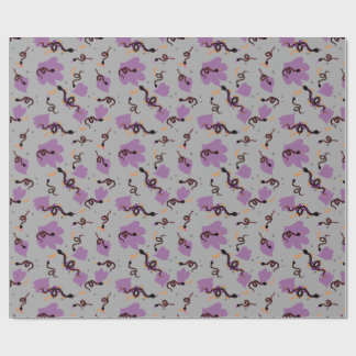 Halloween snakes_gray wrapping paper